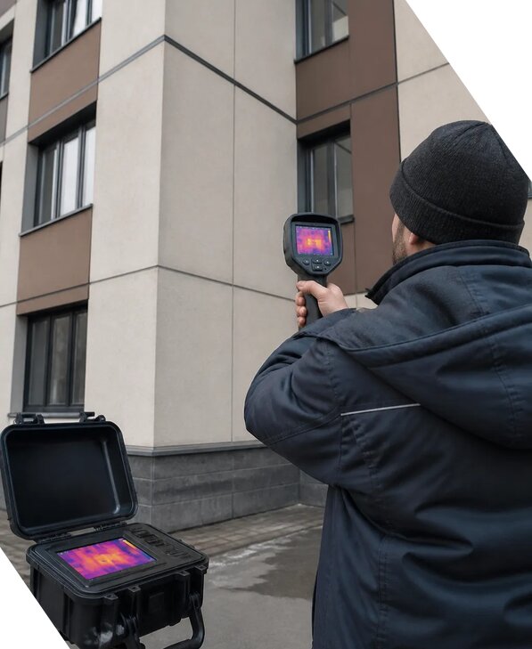 Тепловизионное обследование зданий и сооружений в Городце